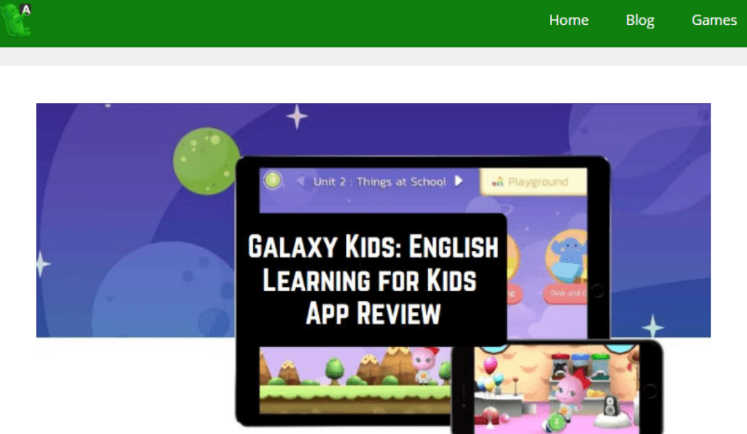 Galaxy Kids Featured on Android Apps for Me