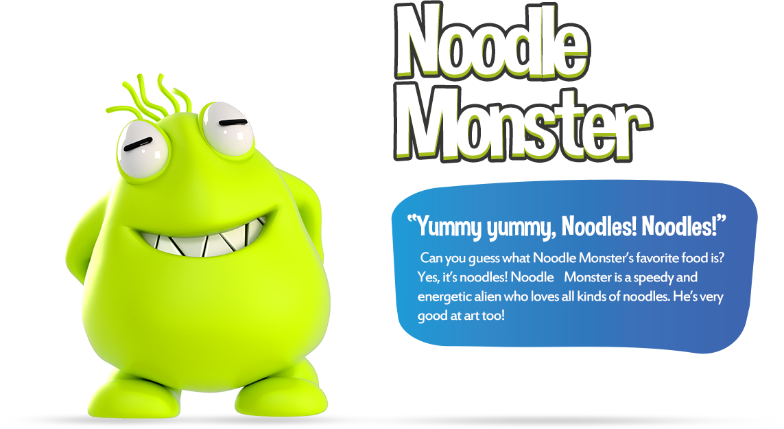 Noodle Monster Learn Chinese Characters